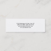 Slim Modern Trendy Stijlvol Visitekaartje (Achterkant)