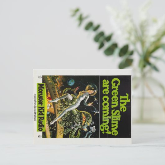 Slim Monsters van Monster Kind Radio Briefkaart (Staand voorkant)