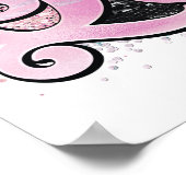 Slim Mooi Verbazingwekkend Zwart Koningin Melanin  Poster (Hoek)