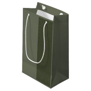 Slim Panel Moss Green Gift Bag – Klein Cadeauzakje