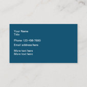 Slim Pet Sitter Visitekaartje Ontwerp (Achterkant)