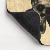 Slim Pickings Crow Skulls Gothic Art Mousepad Muismat (Hoek)