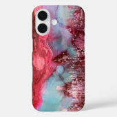 Slim Red World Phone Case iPhone 16 (Achterkant)