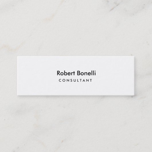 Slim Skinny Two Sided Consultant Visitekaartje (Voorkant)