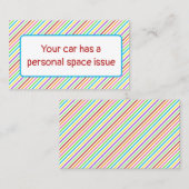 Slim slecht parkeren contactkaartje (Voorkant / Achterkant)