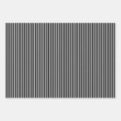 Slim Stripes Grayscal-opvulbladen Inpakpapier Vel (Voorkant 3)