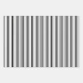 Slim Stripes Grayscal-opvulbladen Inpakpapier Vel (Voorkant)