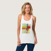 Slim-Tanktop voor racerback vrouwen Tanktop (Volledige Voorkant)