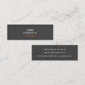 Slim Trendy Gray Attractive Visitekaartje (Voorkant / Achterkant)