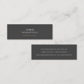 Slim Trendy Gray Attractive Visitekaartje (Voorkant / Achterkant)