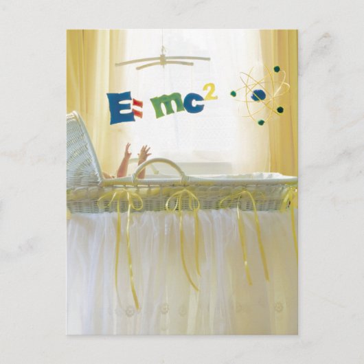 Slim van de Start Nieuwe Baby Aankondigingskaart (Voorkant)