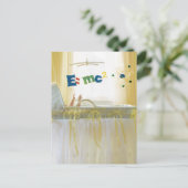 Slim van de Start Nieuwe Baby Aankondigingskaart (Staand voorkant)