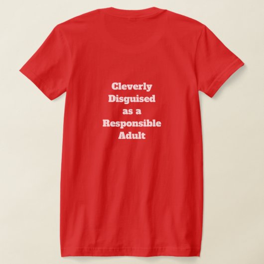 Slim vermomd T-shirt (Laag Achter)