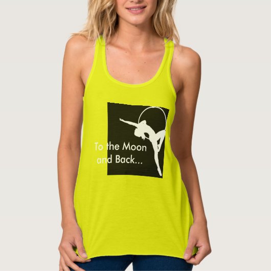 Slim voor vrouwen geschikte antenne tanktop (Voorkant)