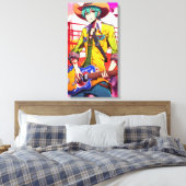 Slim Walker Canvas Afdruk (Insitu (Slaapkamer))