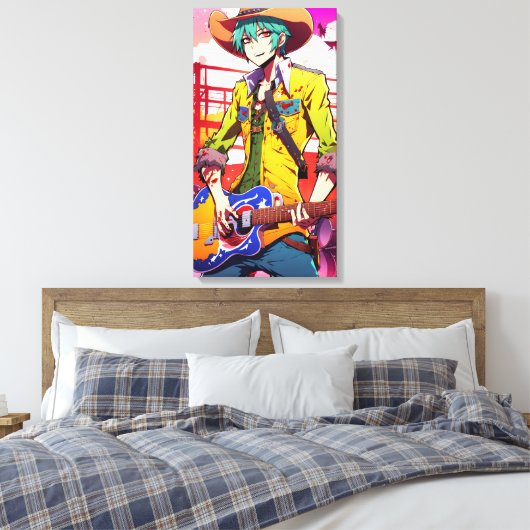 Slim Walker Canvas Afdruk (Insitu (Slaapkamer))