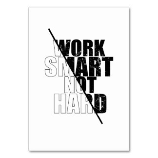 slim werken is niet moeilijk kaart