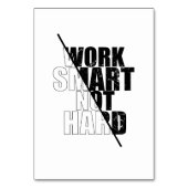 slim werken is niet moeilijk kaart (Achterkant)