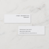 Slim Zwart wit kristallijn Visitekaartje (Voorkant / Achterkant)