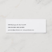 Slim Zwart wit kristallijn Visitekaartje (Achterkant)