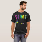 Slime Birthday Squad Shirt Eenhoorn Lijm DIY (Voorkant volledig)