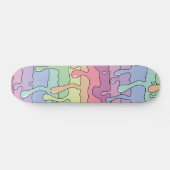 Slime driping-regenboog persoonlijk skateboard (Horizontaal)
