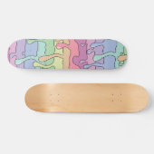 Slime driping-regenboog persoonlijk skateboard (Horizontaal)