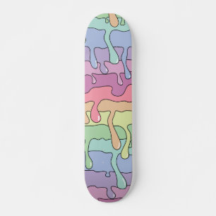 Slime driping-regenboog persoonlijk skateboard