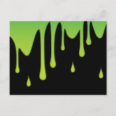 Slime druppelen briefkaart (Voorkant)