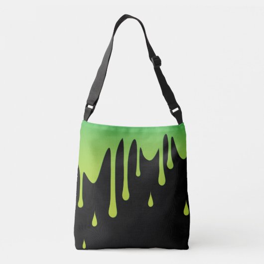 Slime druppelen crossbody tas (Achterkant)