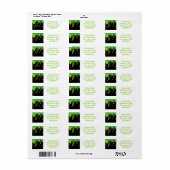 Slime druppelen etiket (Full Sheet)