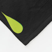 Slime druppelen fleece deken (Hoek)