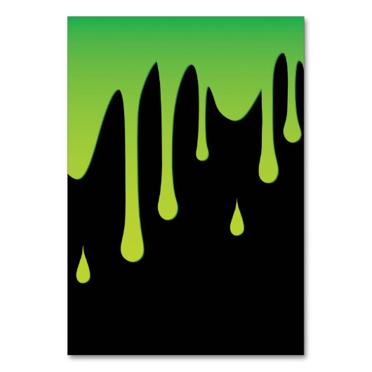 Slime druppelen kaart (Voorkant)