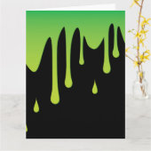 Slime druppelen kaart (Gele Bloem)
