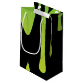 Slime druppelen klein cadeauzakje (Achterkant Gekanteld)