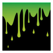 Slime druppelen poster (Voorkant)
