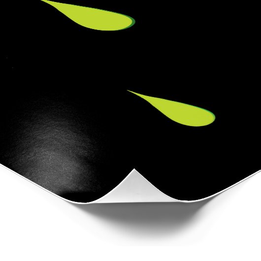 Slime druppelen poster (Hoek)