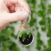 Slime druppelen sleutelhanger (Hand)