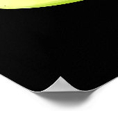 Slime Feelin Good Funny Snail Pun Dark BG Poster (Hoek)