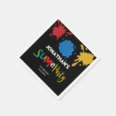Slime Fun children Birthday party gepersonaliseerd Servet (Hoek)