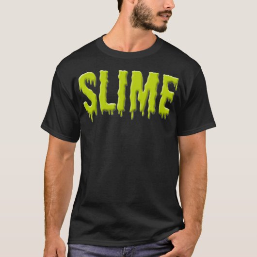 Slime  Funny Green Slime Party Tee Gift  T-shirt (Voorkant)