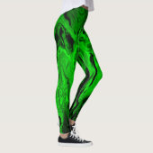 Slime groene Leggings in kleur (Rechts)