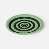 Slime Groene Spiraal Halloween Party Bord (Gekanteld)