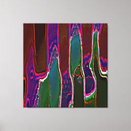 Slime Ken Gage Abstract Surrealism Canvas Afdruk