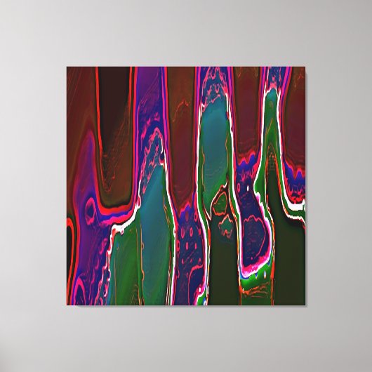 Slime Ken Gage Abstract Surrealism Canvas Afdruk (Voorkant)
