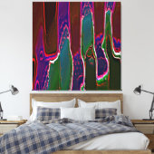 Slime Ken Gage Abstract Surrealism Canvas Afdruk (Insitu (Slaapkamer))