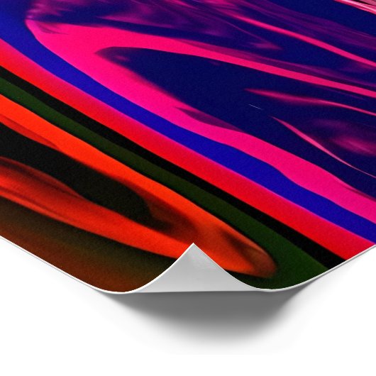 Slime Ken Gage Abstract Surrealisme Poster (Hoek)