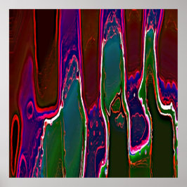 Slime Ken Gage Abstract Surrealisme Poster