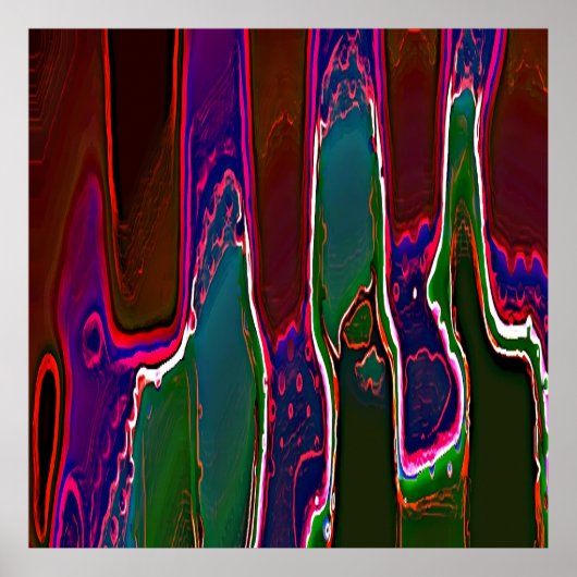 Slime Ken Gage Abstract Surrealisme Poster (Voorkant)