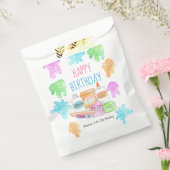 Slime kind verjaardagsfeestje gunsttas bedankzakje (Gezegeld)